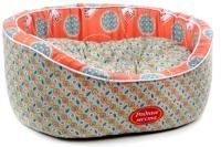 РОДНЫЕ МЕСТА Персиковый кот №2 49х43х17 см лежак для животных премиум