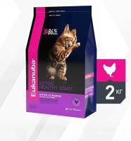 EUKANUBA KITTEN HEALTHY START 2 кг сухой корм для котят с домашней птицей 