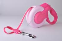 FIDA MARS 5 м до 15 кг рулетка для собак мелких пород лента розовая