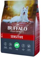 MR.BUFFALO SENSITIVE 2 кг сухой корм для собак средних и крупных пород ягненок 