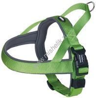 NOBBY CLASSIC PRENO NORWEGIAN грудь 38-50 см + 36 см ширина 20-25 мм шлейка для собак нейлон зеленая серая 1х30