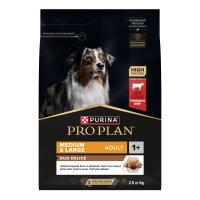 PRO PLAN  DUO DELICE 2,5 кг сухой корм для взрослых собак средних и крупных пород, с высоким содержанием говядины 