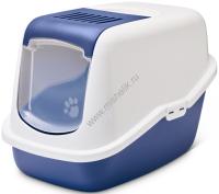 SAVIC NESTOR 56 см х 39 см х 38,5 см туалет для кошек закрытый белый синий 