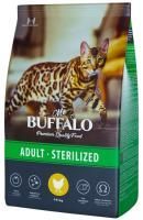 MR.BUFFALO STERILIZED 10 кг сухой корм для кошек курица
