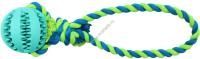 HOMEPET DENTAL Ф 5 см х 30 см игрушка для собак мяч на канате