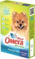 ФАРМАКС ОМЕГА NEO+ БЛЕСТЯЩАЯ ШЕРСТЬ 90 таб витамины для собак биотин 1х5