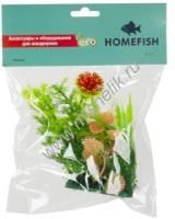 HOMEFISH 11 см Лимнофила растение для аквариума пластиковое с грузом