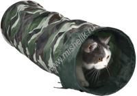 HOMECAT 90 см х 25 см игровой туннель для кошек камуфляж