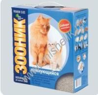 ЗООНИК ЛЮКС 5 л комкующийся наполнитель для кошачьих туалетов в коробке