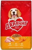 Дарлинг 500 г сухой корм для взрослых собак с птицей и овощами 