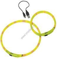 NOBBY М 40 см ошейник для собак светодиодный желтый