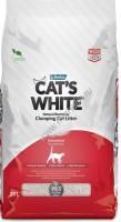 Cat`s White Natural 20 л комкующийся наполнитель натуральный без ароматизатора для кошачьего туалета