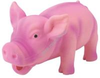 HOMEPET 15 см игрушка для собак поросенок со звуком латекс розовый
