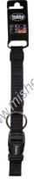 NOBBY CLASSIC длина 50-65 см ширина 25 мм ошейник для собак нейлон черный 1х120