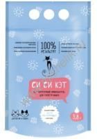 СиСиКэт 3,8 л силикагелевый наполнитель для кошачьих туалетов 