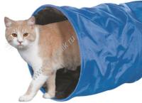 NOBBY ТОННЕЛЬ 30х115 см игрушка для кошек нейлон синий 