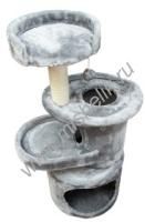 NOBBY FERMO 40 см х 40 см х 105 см игровая площадка для кошек серая