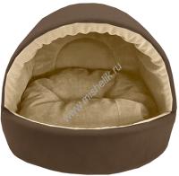 HOMEPET Catania №1 38 см х 35 см х 27 см домик эстрада шоколад для домашних животных