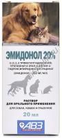 АВЗ ЭМИДОНОЛ 20% 20 мл раствор для собак и кошек грызунов антиоксидант антигипоксант регуляторного действия оральный