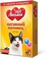 MULTI ЛАКОМКИ 70 таб активный питомец для кошек