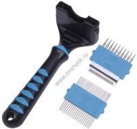 NOBBY 4 в 1 расческа для кошек и собак набор насадок 