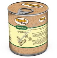 Organic Сhoice 340 г консервы 100 % курица для собак 