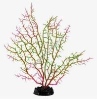 FAUNA INT 20 см декорация коралл бордовый зеленый пластик 