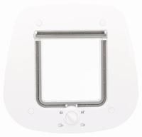 Дверца для кошки 4-Way для стеклянных дверей, 27 х 26 см, белый