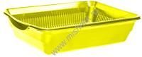 HOMECAT Atlantis 36 см х 25,5 см х 9,0 см лоток с сеткой желтый перламутр