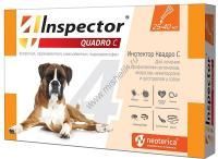 INSPECTOR Quadro С 25-40 кг капли от внешних и внутренних паразитов для собак 1х40