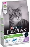 PRO PLAN 3 кг сухой корм для кастрированных котов и стерилизованных кошек старше 7 лет, с высоким содержанием индейки 