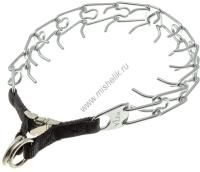 ZooOne 3,2 мм х 60 см ошейник строгий с пряжкой, профессиональный, сталь, капрон