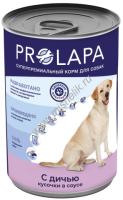 Prolapa Premium 850 г консервы для собак дичь кусочки в соусе 