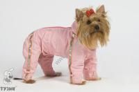 ТУЗИК ош 29 ог 48 от 42 дс 37 рост 39 комбинезон спортивный на шёлке для породы китайская хохлатая кобель