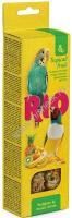 RIO 2х40 г палочки для волнистых попугайчиков и экзотов с тропическими фруктами 1х8