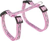 Шлейка с поводком для кошки 35-45 см/10 мм/1.20 м, нейлон с рисунком