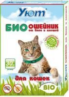 УЮТ БИО ошейник 30 см для кошек от блох репеллентный 1х20