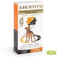 VEDA БИОРИТМ 24 г дополнительный функциональный витаминно-минеральный корм для собак средних размеров 1x5