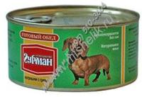 ЧЕТВЕРОНОГИЙ ГУРМАН Готовый обед 325 г консервы для собак потрошки с гречкой 