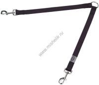 NOBBY CLASSIC длина 2 см х 45 см ширина 25 мм поводок-сворка для собак нейлон черный 1х72