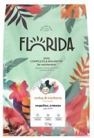 FLORIDA 12 кг сухой корм для котят с индейкой и клюквой