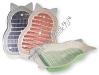 ZOOexpress КОШКА 44,5х29,5х6 см туалет для кошек с сетокой большой 