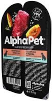 ALPHAPET SUPERPREMIUM 100 гр ламистер влажный корм для собак с чувствительным пищеварением телятина и тыква ALPHAPET SUPERPREMIUM 100 гр ламистер влажный корм для собак с чувствительным пищеварением телятина и тыква