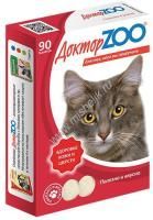 ДОКТОР ZOO Здоровье кожи и шерсти 90 шт мультивитаминное лакомство с биотином и таурином для кошек  ДОКТОР ZOO Здоровье кожи и шерсти 90 шт мультивитаминное лакомство с биотином и таурином для кошек