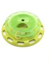 HOMECAT 23,5х6 см игрушка для кошек трек пластиковый с мячиком и контейнером для кошачьей мяты