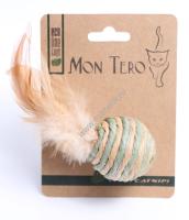 МОН ТЕРО ЭКО игрушка для кошек бочонок с хвостиком 