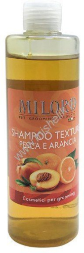 MILORD SHAMPOO TEXTURE PESCA E ARANICA 300 мл шампунь для кошек и собак текстурирующий персик и апельсин 