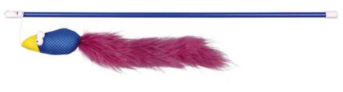 Удочка-дразнилка с птичкой, 50 см