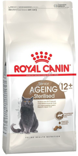 ROYAL CANIN AGEING STERILISED 4 кг сухой корм для стерилизованных кошек старше 12 лет 