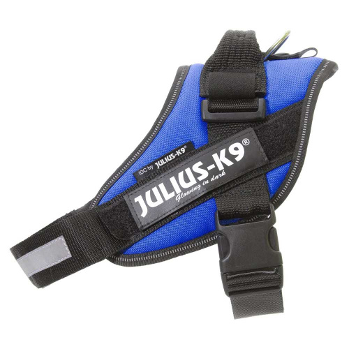 JULIUS-K9 шлейка для собак IDC®-Powerharness 3 (82-115см/ 40-70кг), синий